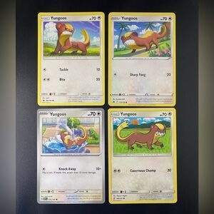 109/149 117/159 176/197 180/236 Yungoos Pokemon TCG Lot Fresh Pulls